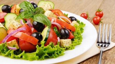 Beispielmenü für Gastritis