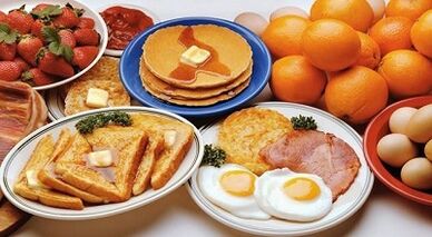 Protein-Diät-Menü zur Gewichtsreduktion